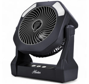 Hunter Rechargeable Misting Fan Hunter Home, BLACK