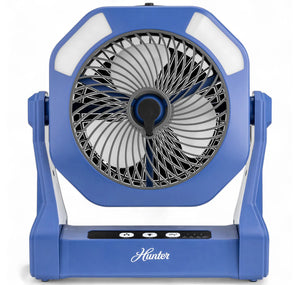 Hunter Rechargeable Misting Fan Hunter Home, BLUE