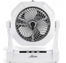 Load image into Gallery viewer, Hunter Rechargeable Misting Fan Hunter Home - WHITE