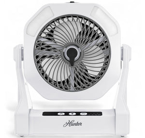 Hunter Rechargeable Misting Fan Hunter Home - WHITE