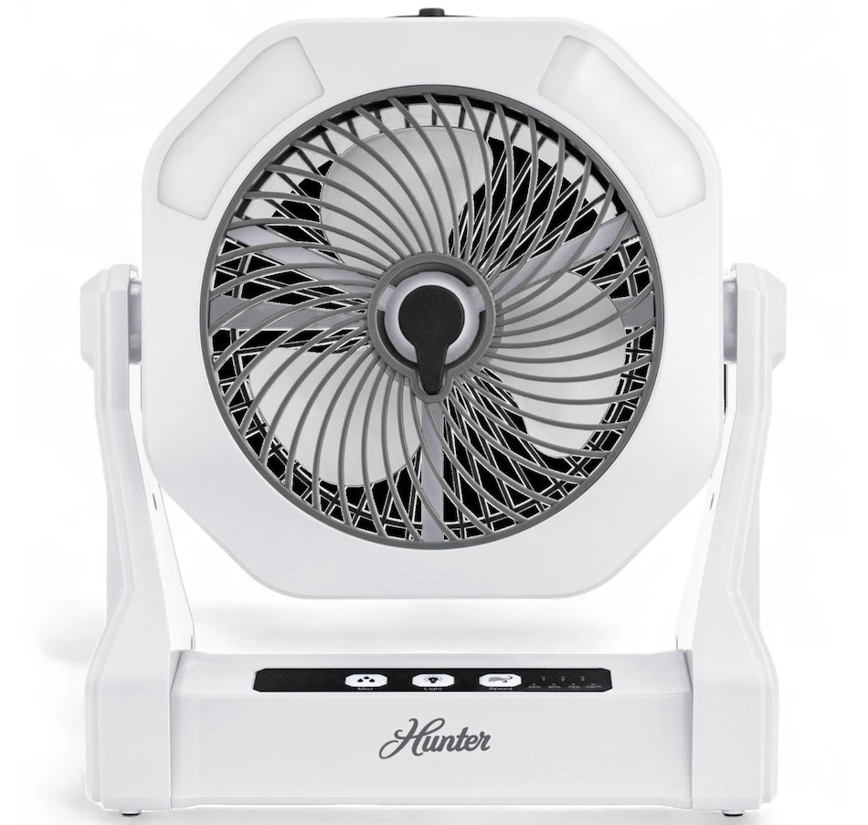 Hunter Rechargeable Misting Fan Hunter Home - WHITE