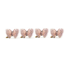 Load image into Gallery viewer, MacKenzie-Childs Pink Butterfly Napkin Rings (set of 4)