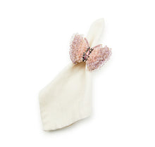 Load image into Gallery viewer, MacKenzie-Childs Pink Butterfly Napkin Rings (set of 4)