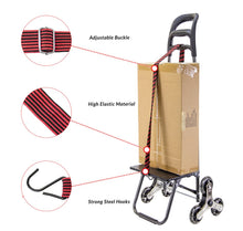 Load image into Gallery viewer, Stair Climber Trolley Dolly with Skate Wheels dbest, DUSTY ROSE