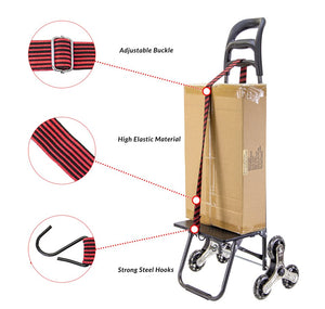 Stair Climber Trolley Dolly with Skate Wheels dbest, DUSTY ROSE