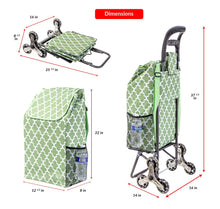 Load image into Gallery viewer, Stair Climber Trolley Dolly with Skate Wheels dbest, SAGE TILE
