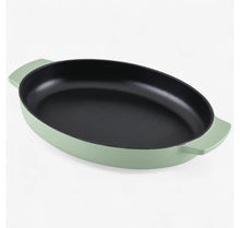 Load image into Gallery viewer, 2.5-Quart Enameled Cast Iron Au Gratin Roasting Pan - PISTACHIO