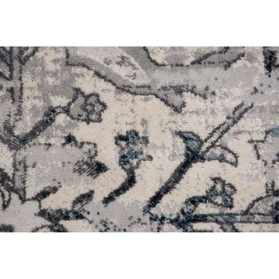 Ariella Grey & Blue 9'10" x 13'1" Area Rug