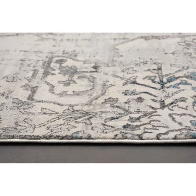 Ariella Grey & Blue 9'10" x 13'1" Area Rug