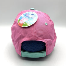 Load image into Gallery viewer, Peppa Pig Kid&#39;s Youth Baseball Cap Hat Pink White Adjustable Back