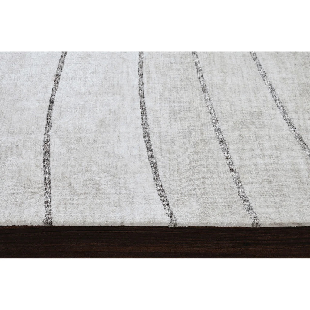 Hazel Off-White & Grey 7'10" x 10'2" Area Rug