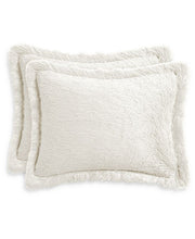 Load image into Gallery viewer, Queen 3-Pc. Shaggy Faux Fur Comforter Set-WHIM BY MARTHA STEWART