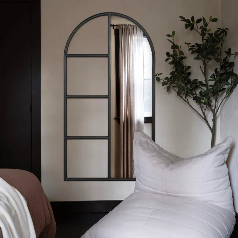 Trellis Framed Arched Mirror
