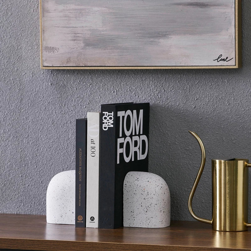 Bruno Terrazzo Bookends 2PK