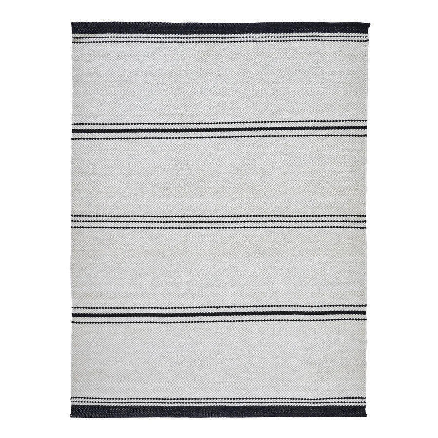 Alice Ivory & Black  7'10" x 10'2" Area Rug