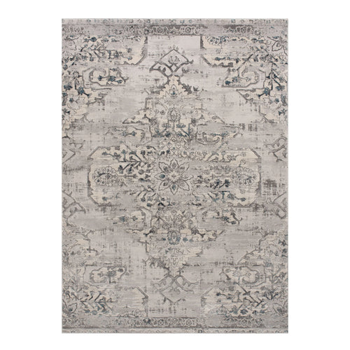 Ariella Grey & Blue 9'10" x 13'1" Area Rug