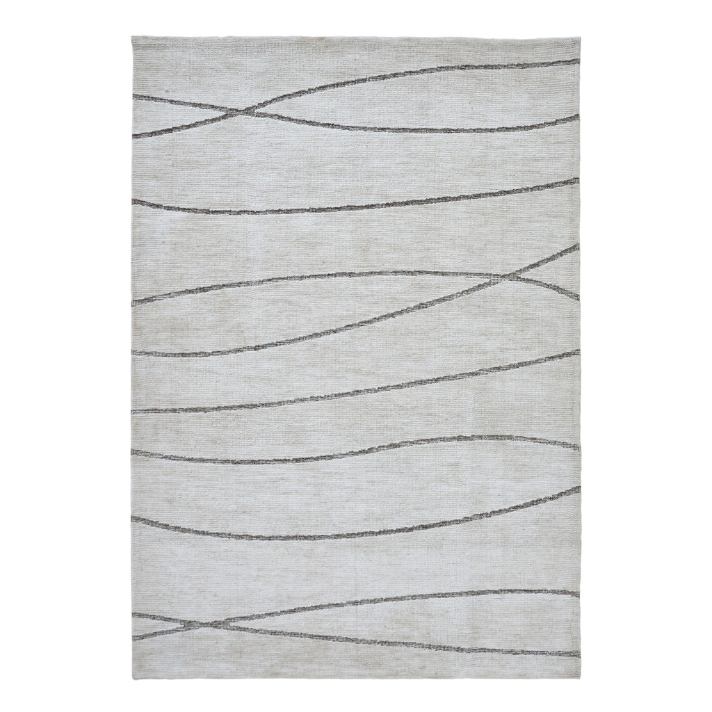 Hazel Off-White & Grey 7'10" x 10'2" Area Rug