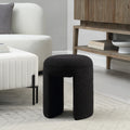 Amrah Boucle Accent Stool