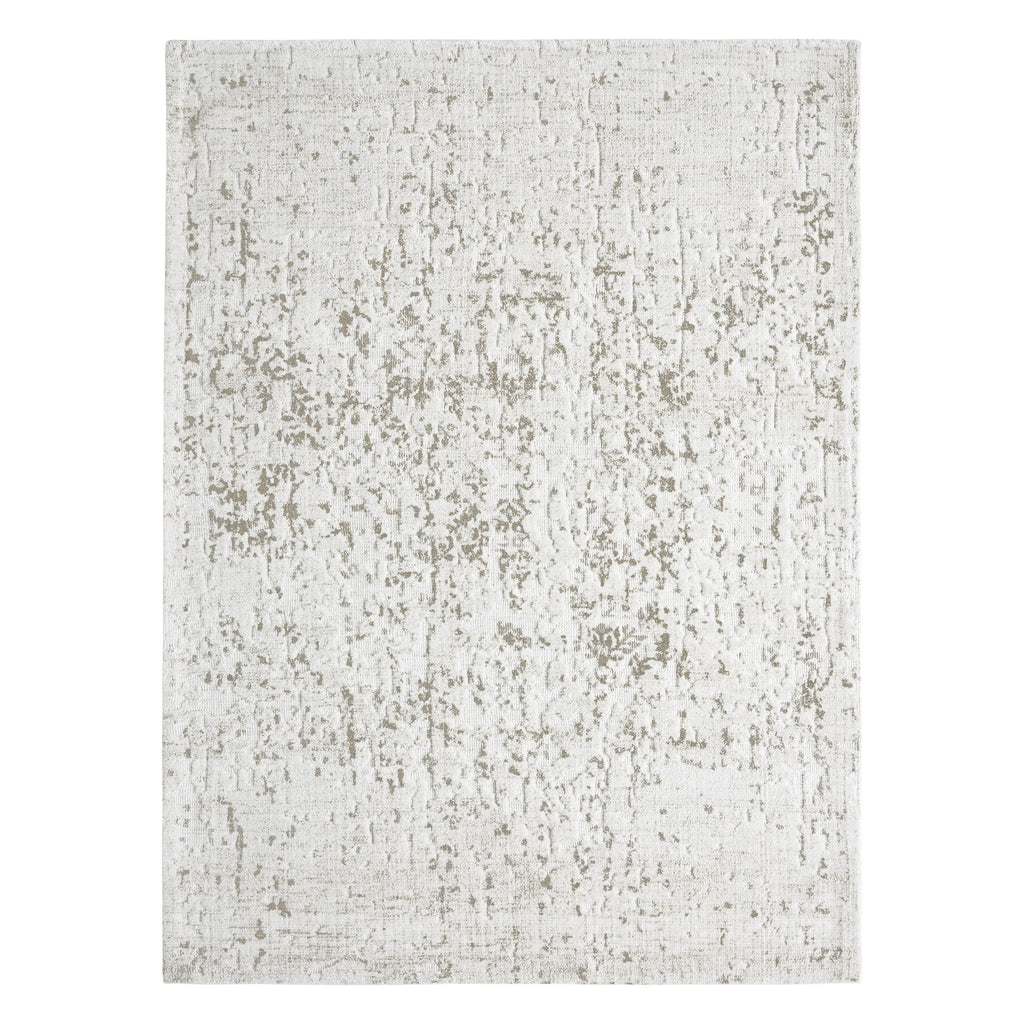 Hazel Off-White & Taupe 7'10" x 10'2" Area Rug