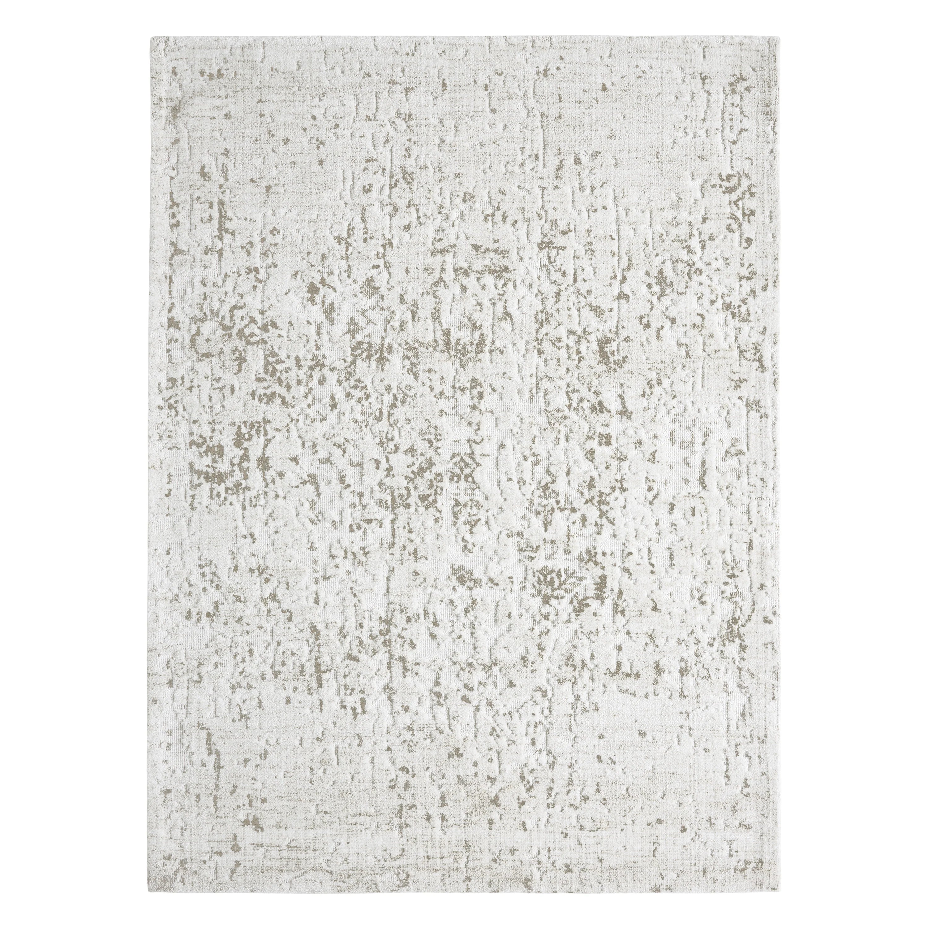 Hazel Off-White & Taupe 7'10" x 10'2" Area Rug