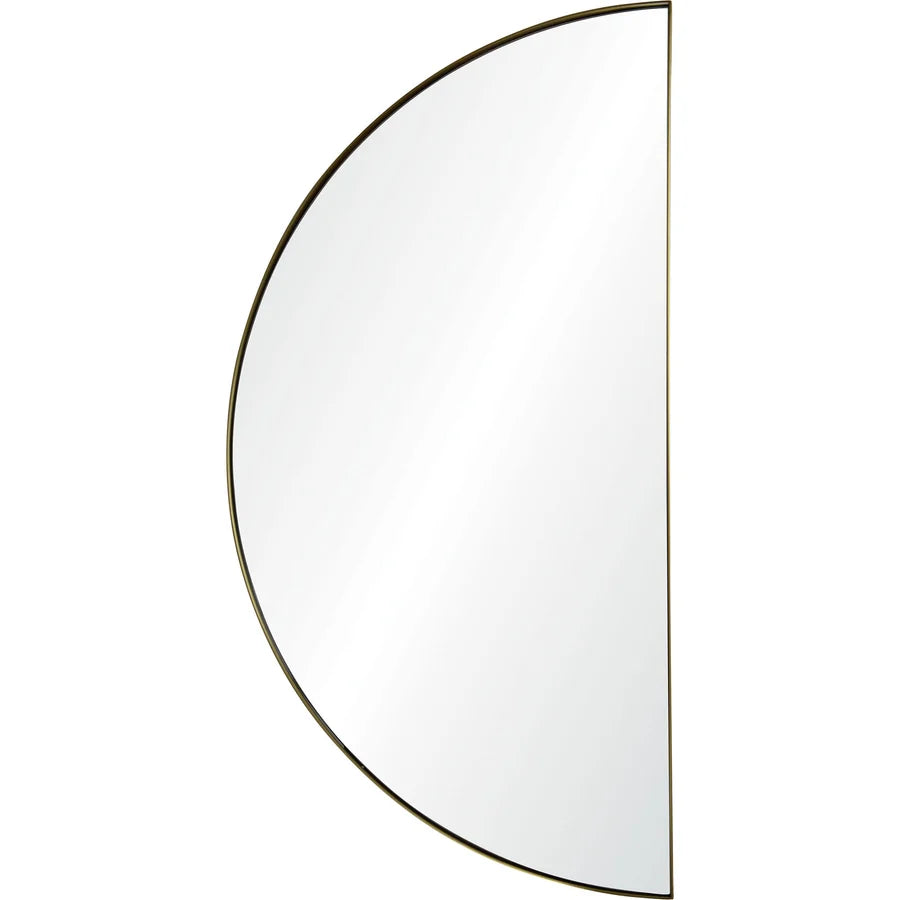 Framed Halfmoon Mirror