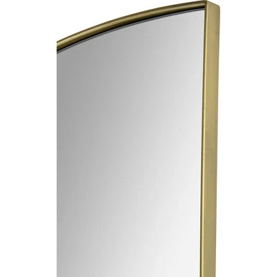 Framed Halfmoon Mirror