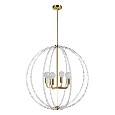Basil 4-Light 31 inch Chandelier