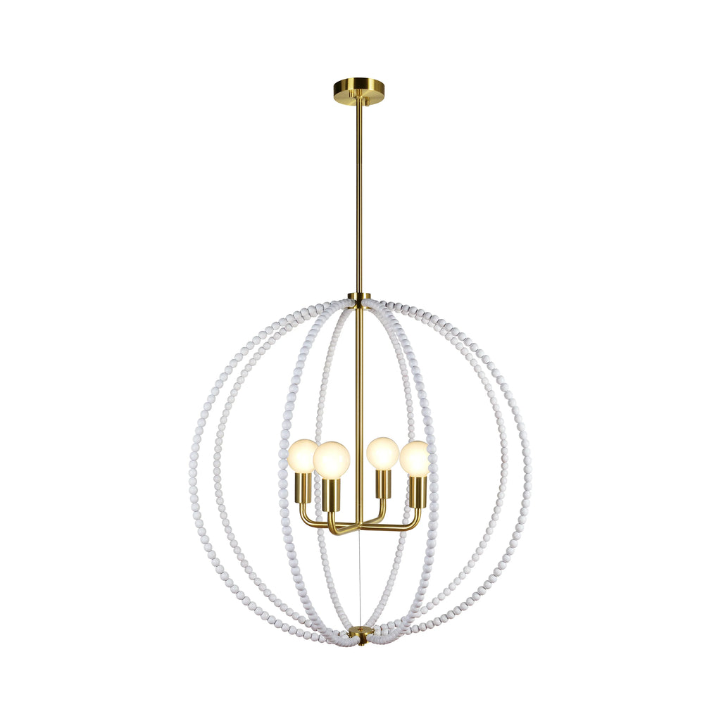 Basil 4-Light 31 inch Chandelier