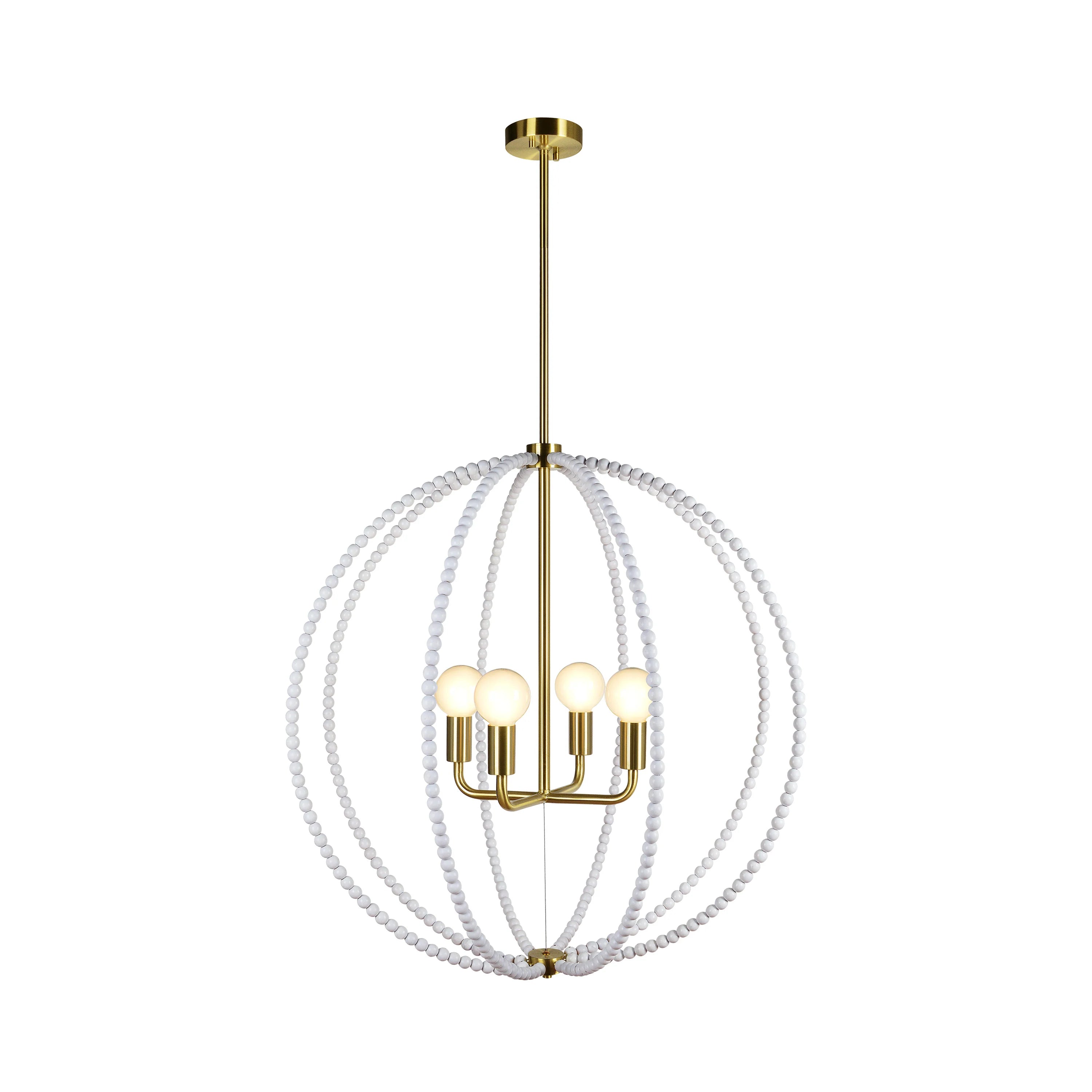 Basil 4-Light 31 inch Chandelier