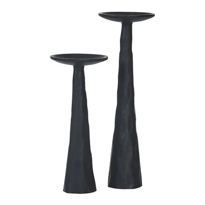 Tilde Pillar Candle Holders, Set of 2