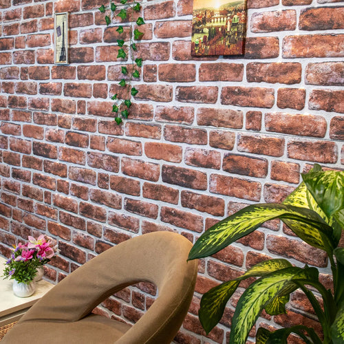 Brick Stone Look Wall Panelling 3D (5-Pack) In or Outdoors