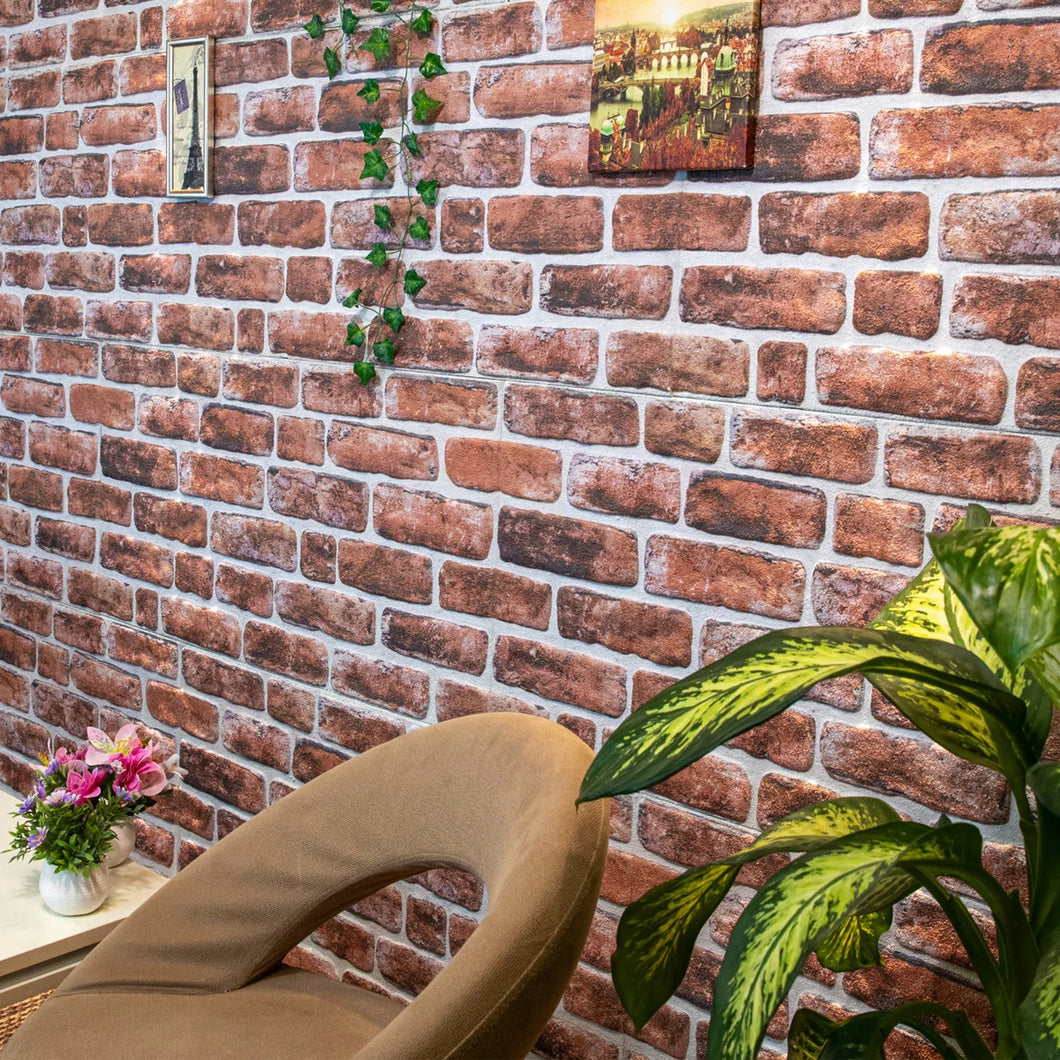 Brick Stone Look Wall Panelling 3D (5-Pack) In or Outdoors
