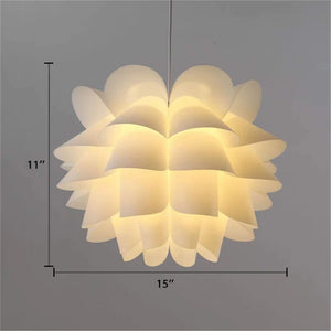1 - Light Snowdrop Chandelier Pendant