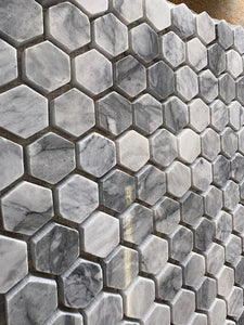 Santorini 12" x 12" Marble Honeycomb Mosaic Wall & Floor Tile