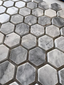 Santorini 12" x 12" Marble Honeycomb Mosaic Wall & Floor Tile