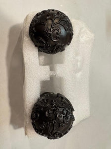Jewett Exclusive Home Vine 1" Curtain Rod and Coordinating Finial Set, Adjustable
