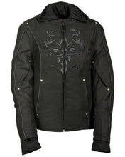 Load image into Gallery viewer, Auction Milwaukee Leather Women&#39;s Reflective Tribal 3/4 Textile Jacket