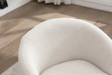 Load image into Gallery viewer, Modern Swivel Accent Armchair Barrel Chair, IVORY
