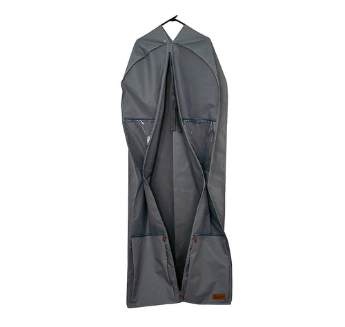 Hoppel Full-Length Hanging Garment and Coat Storage - GREY