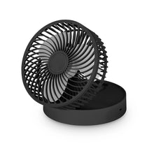 Load image into Gallery viewer, 6&quot; Rechargeable Portable Fan - BLACK