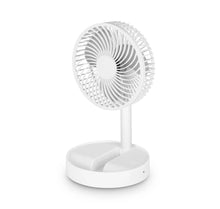 Load image into Gallery viewer, 6&quot; Rechargeable Portable Fan - WHITE