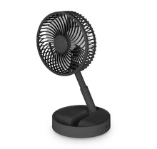 Load image into Gallery viewer, 6&quot; Rechargeable Portable Fan - BLACK
