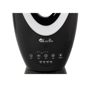 Hunter LivePure Bladeless Indoor/Outdoor Rechargeable Fan, BLACK