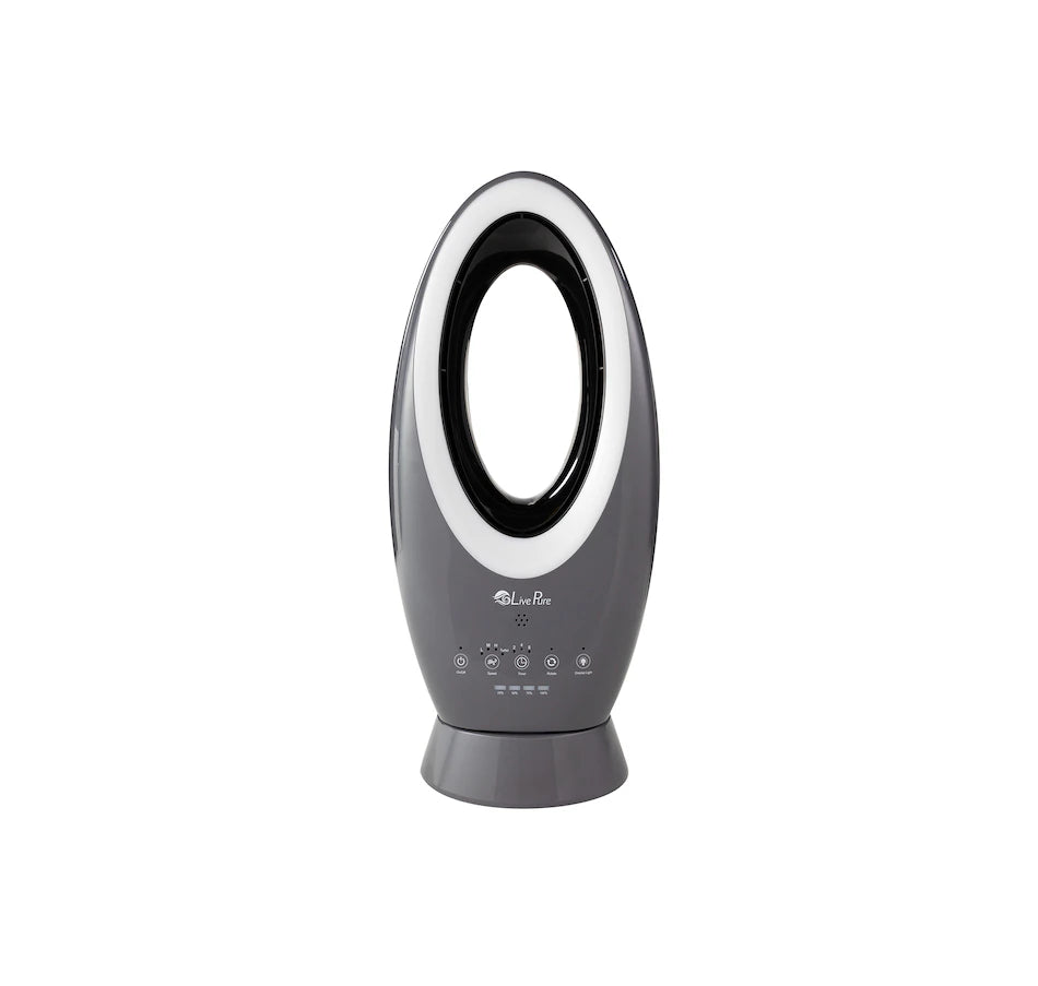 Hunter LivePure Bladeless Indoor/Outdoor Rechargeable Fan - GREY