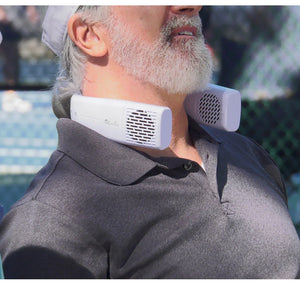 Hunter LivePure Arctic Vortex Wearable Fan/Air Cleaner Hunter Home, ICE WHITE