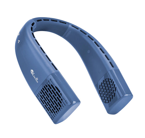 Hunter LivePure Arctic Vortex Wearable Fan/Air Cleaner Hunter Home, DENIM BLUE