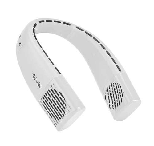 Hunter LivePure Arctic Vortex Wearable Fan/Air Cleaner Hunter Home, ICE WHITE