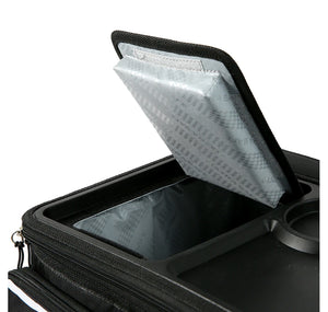 40-Can Collapsible Tabletop Cooler - BLACK STRIPE