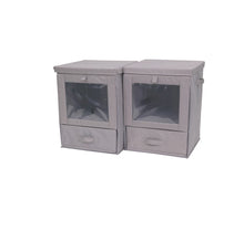 Load image into Gallery viewer, Hoppel 2pk XL Dual Access Collapsible Bins GREY