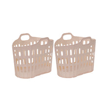 Load image into Gallery viewer, Hoppel Two-Pack Folding Laundry Baskets, White